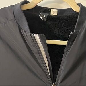 Adidas Black Zip-Up Jacket with Logo